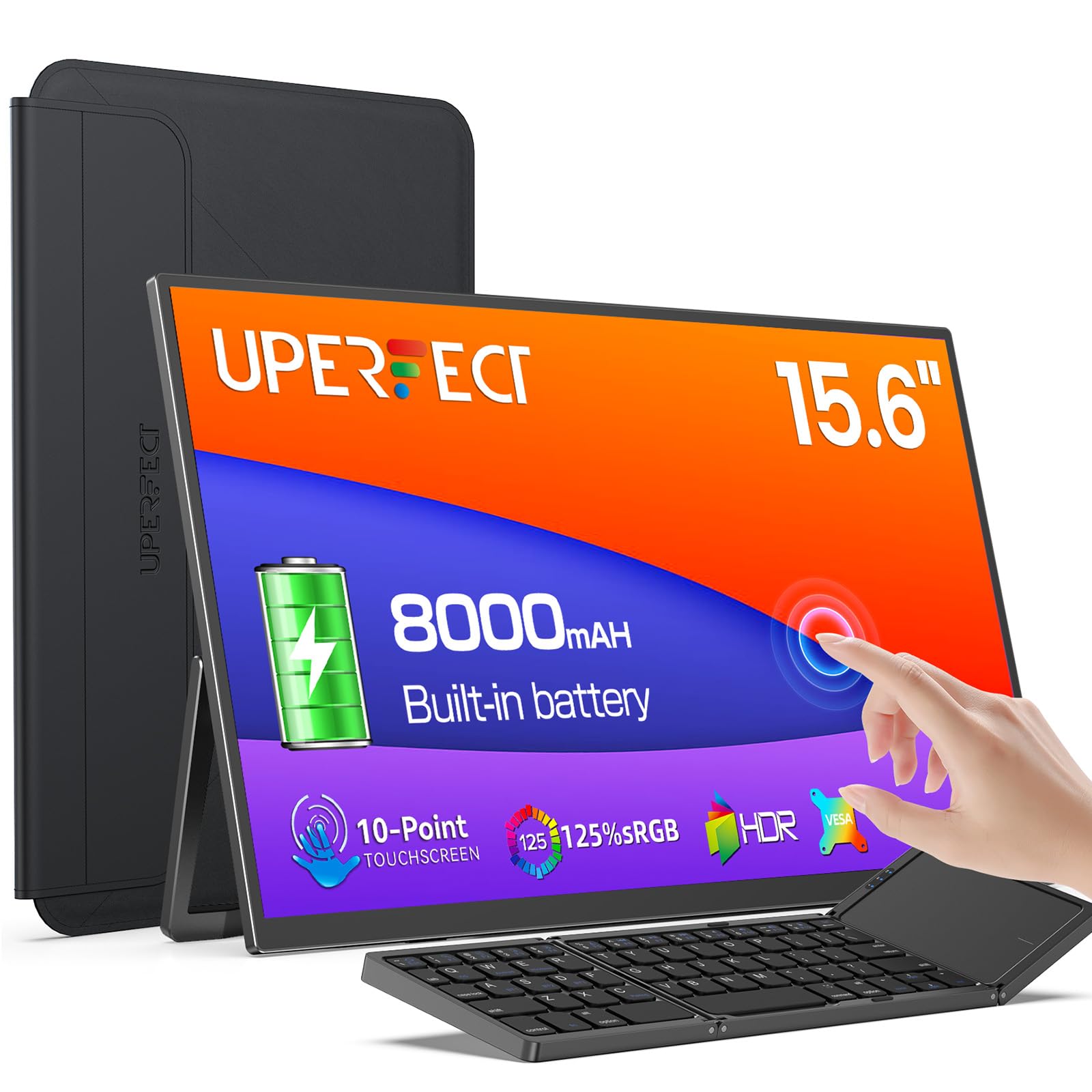 Amazon.com: UPERFECT Portable Monitor Touchscreen 15.6'', Laptop